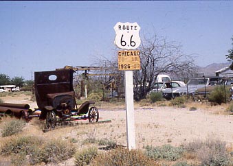 Beside route 66