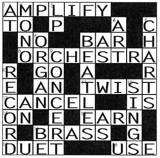 Crossword solution