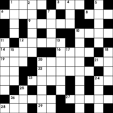 Round the house crossword